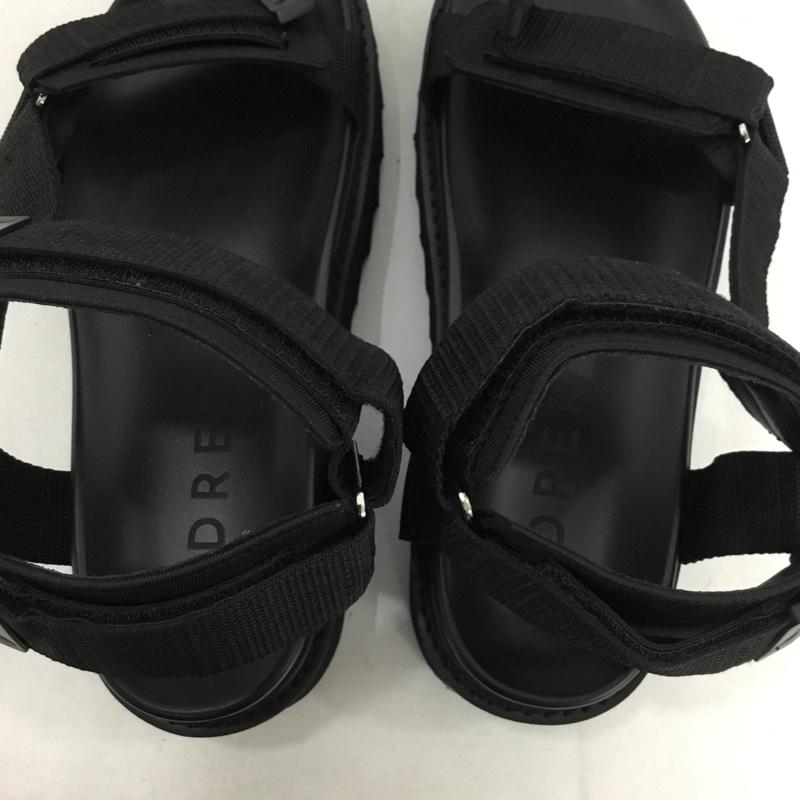 アドラー ADRER サンダル サンダル ADRsd196 シャークハイソールスポーティサンダル 箱有 M 無地 黒 / ブラック / black メンズ USED 古着 中古 10156947