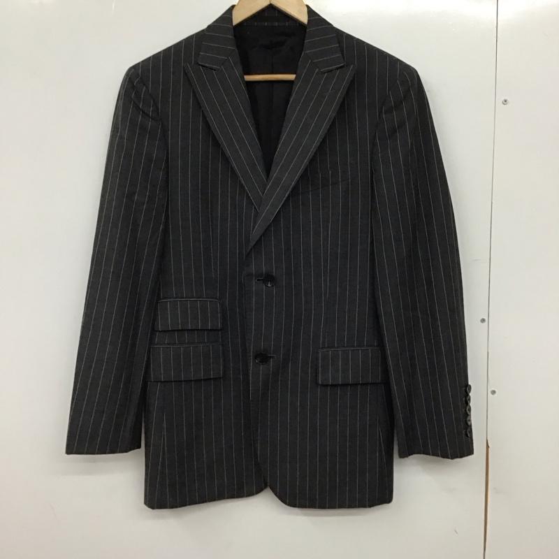 バーバリーブラックレーベル BURBERRY BLACK LABEL ジャケット、上着 ジャケット、ブレザー カジュアルジャケット テーラードジャケット 38 ストライプ 灰 / グレー / gray メンズ USED 古着 中古 10156948