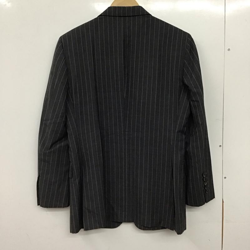 バーバリーブラックレーベル BURBERRY BLACK LABEL ジャケット、上着 ジャケット、ブレザー カジュアルジャケット テーラードジャケット 38 ストライプ 灰 / グレー / gray メンズ USED 古着 中古 10156948