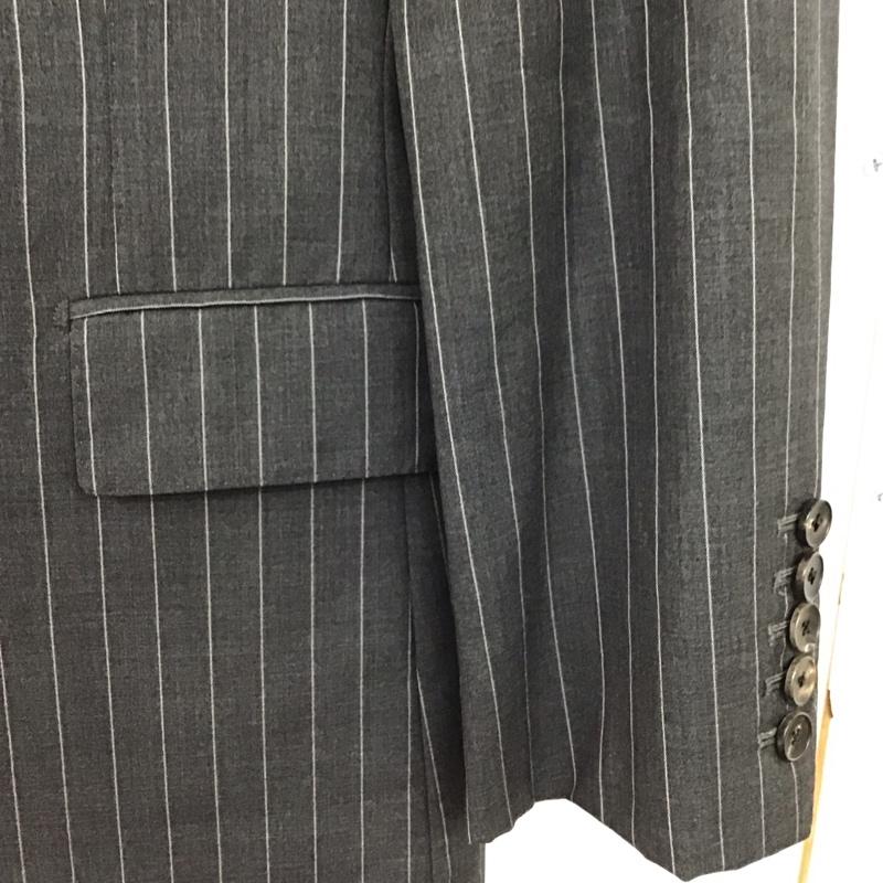 バーバリーブラックレーベル BURBERRY BLACK LABEL ジャケット、上着 ジャケット、ブレザー カジュアルジャケット テーラードジャケット 38 ストライプ 灰 / グレー / gray メンズ USED 古着 中古 10156948