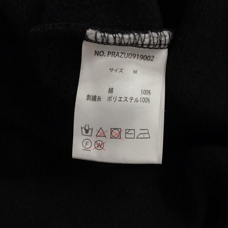アドラー ADRER トレーナー 長袖 長袖トレーナー スウェット プルオーバー M ロゴ、文字 黒 / ブラック / black メンズ USED 古着 中古 10156949