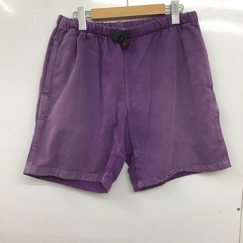 グラミチ GRAMICCI パンツ ショートパンツ ショートパンツ ハーフパンツ カジュアルパンツ S ロゴ、文字 紫 / パープル / purple メンズ USED 古着 中古 10156952