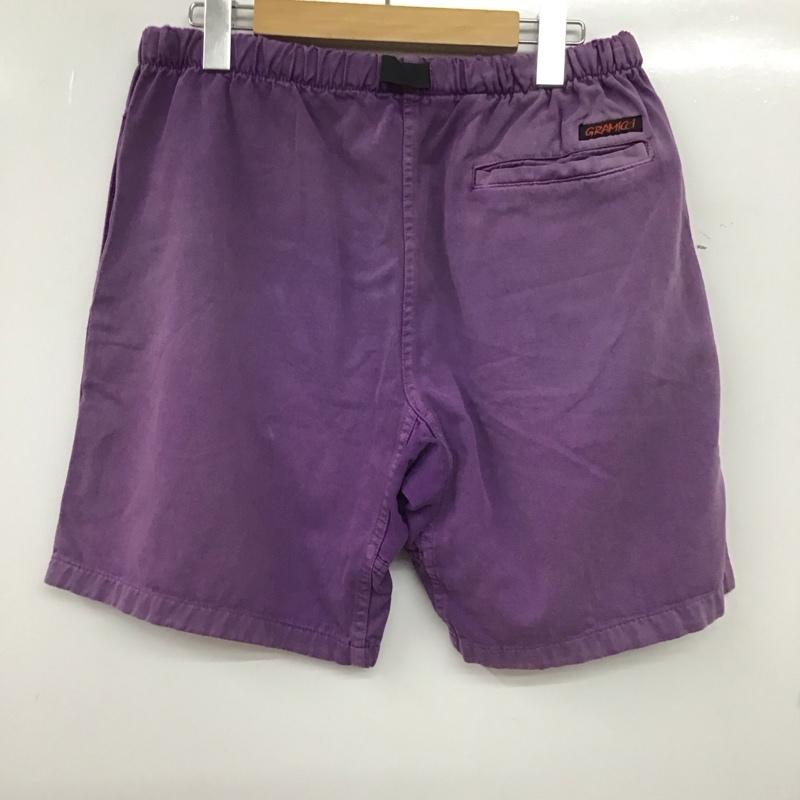 グラミチ GRAMICCI パンツ ショートパンツ ショートパンツ ハーフパンツ カジュアルパンツ S ロゴ、文字 紫 / パープル / purple メンズ USED 古着 中古 10156952