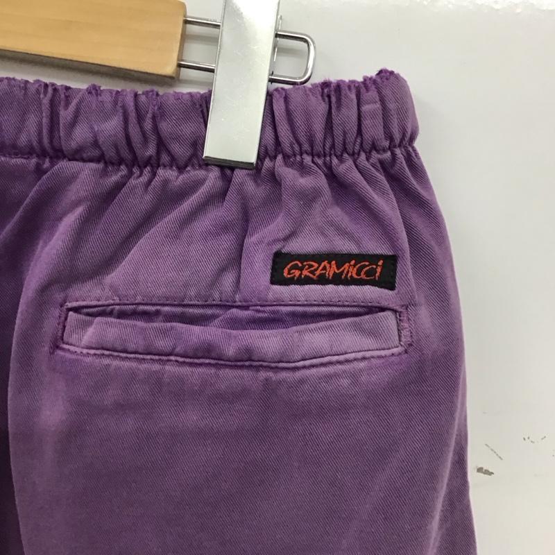 グラミチ GRAMICCI パンツ ショートパンツ ショートパンツ ハーフパンツ カジュアルパンツ S ロゴ、文字 紫 / パープル / purple メンズ USED 古着 中古 10156952