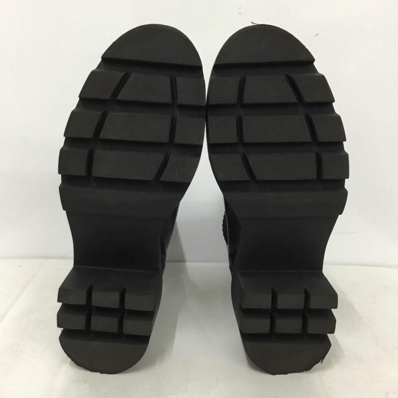 ザラ ZARA ブーツ ショートブーツ ヒール 39 無地 黒 / ブラック / black レディース USED 古着 中古 10156955