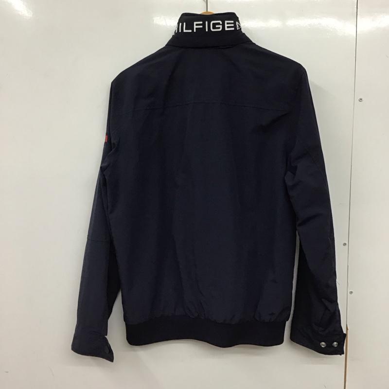 トミーヒルフィガー TOMMY HILFIGER ジャケット、上着 ジャンパー、ブルゾン ジップアップジャケット ナイロンジャケット アウター M ロゴ、文字 紺 / ネイビー / navy メンズ USED 古着 中古 10156961