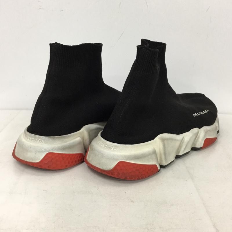 バレンシアガ BALENCIAGA スニーカー スニーカー スピードトレーナー ロゴ、文字 黒 / ブラック / black X 白 / ホワイト / white X 赤 / レッド / red メンズ USED 古着 中古 10156962
