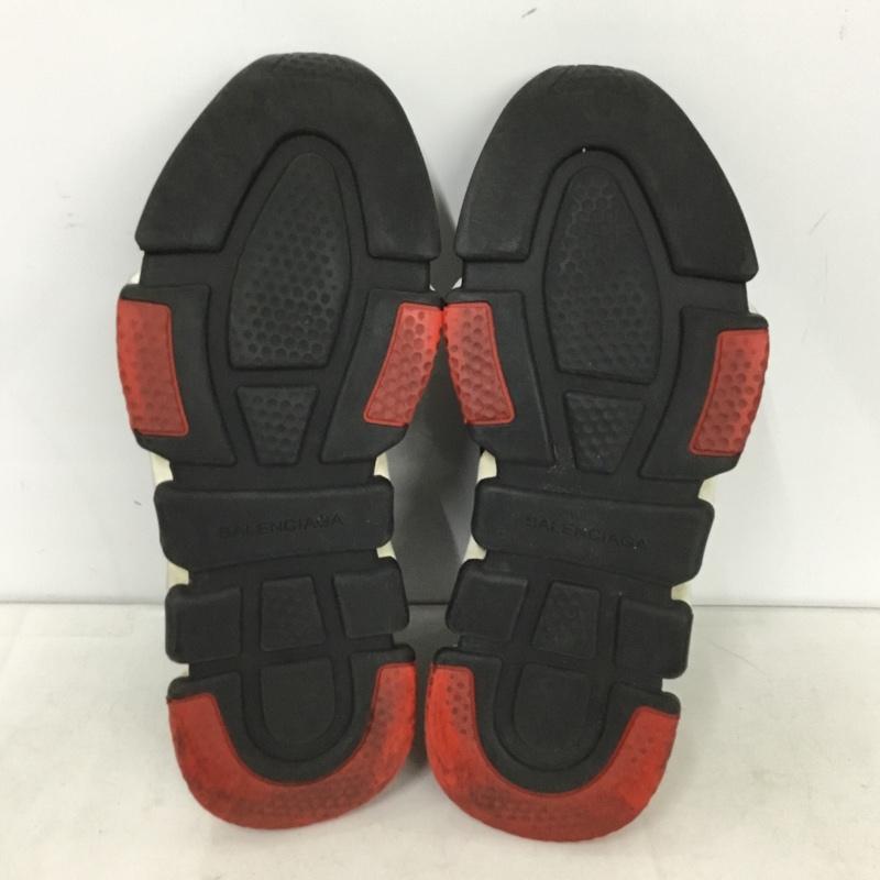 バレンシアガ BALENCIAGA スニーカー スニーカー スピードトレーナー ロゴ、文字 黒 / ブラック / black X 白 / ホワイト / white X 赤 / レッド / red メンズ USED 古着 中古 10156962