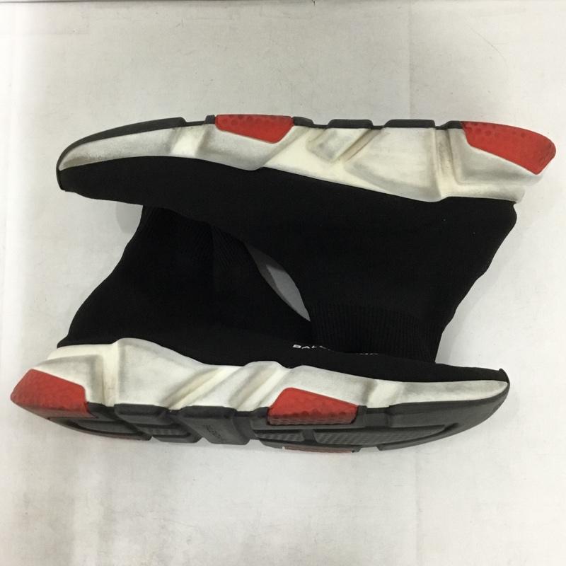 バレンシアガ BALENCIAGA スニーカー スニーカー スピードトレーナー ロゴ、文字 黒 / ブラック / black X 白 / ホワイト / white X 赤 / レッド / red メンズ USED 古着 中古 10156962