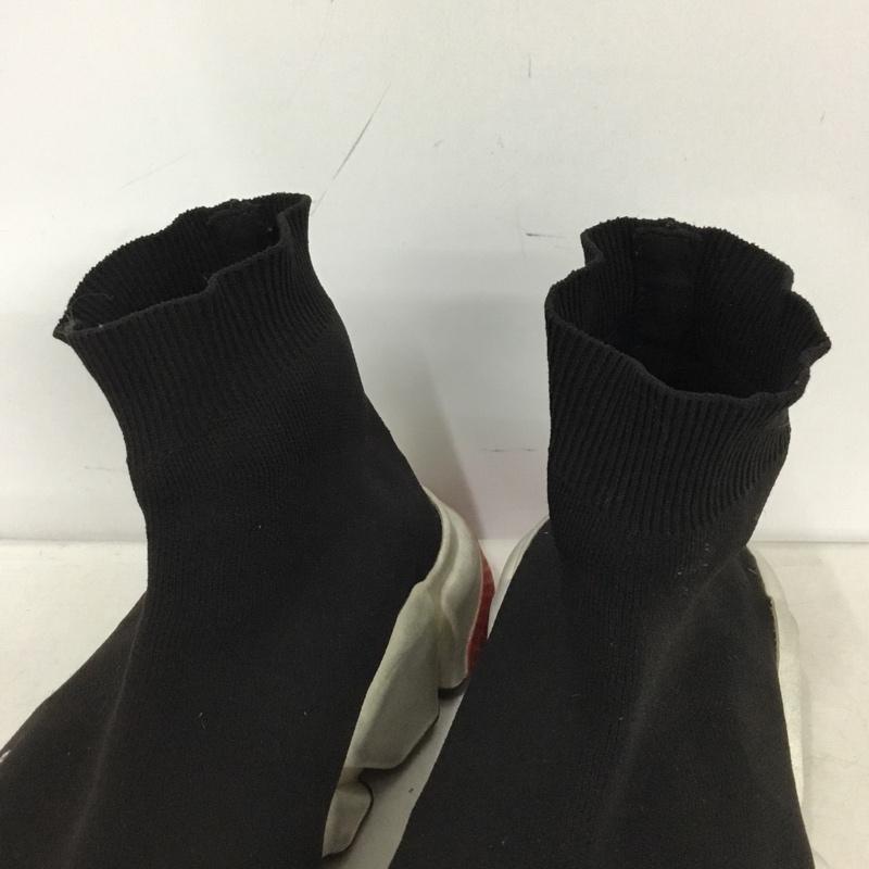 バレンシアガ BALENCIAGA スニーカー スニーカー スピードトレーナー ロゴ、文字 黒 / ブラック / black X 白 / ホワイト / white X 赤 / レッド / red メンズ USED 古着 中古 10156962