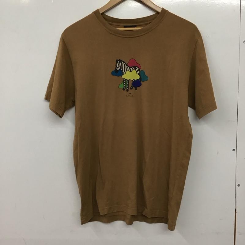 ポールスミス Paul Smith Tシャツ 半袖 半袖カットソー プリントTシャツ クルーネックカットソー M プリント ベージュ / ベージュ / beige メンズ USED 古着 中古 10156963
