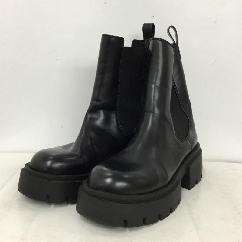 ヘンネスアンドモーリッツ H&M ブーツ 一般 US8 サイドゴアブーツ 無地 黒 / ブラック / black レディース USED 古着 中古 10156965