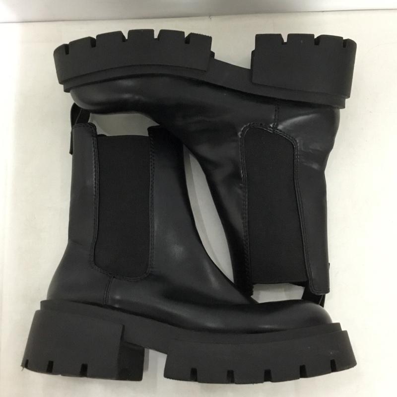ヘンネスアンドモーリッツ H&M ブーツ 一般 US8 サイドゴアブーツ 無地 黒 / ブラック / black レディース USED 古着 中古 10156965