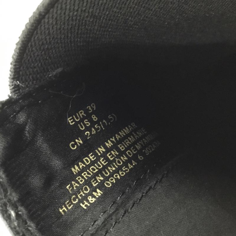 ヘンネスアンドモーリッツ H&M ブーツ 一般 US8 サイドゴアブーツ 無地 黒 / ブラック / black レディース USED 古着 中古 10156965