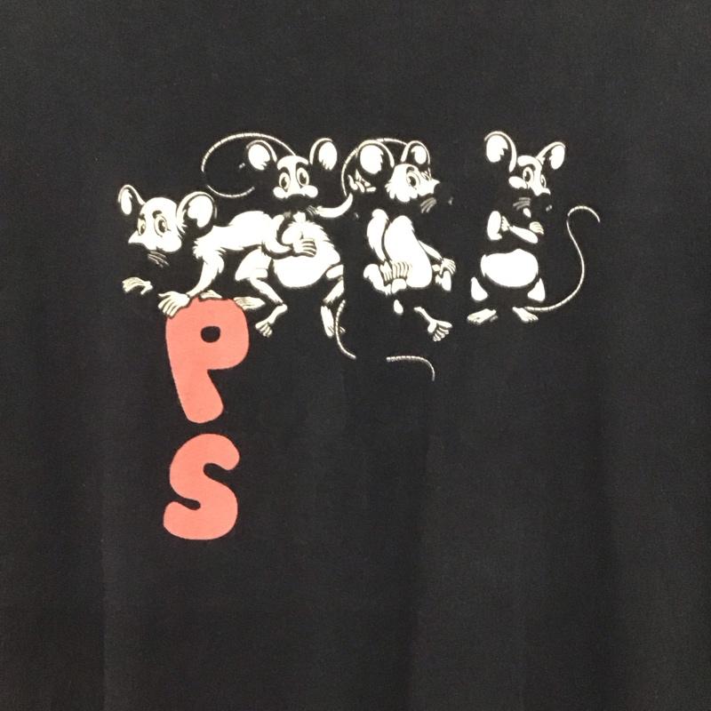 ポールスミス Paul Smith Tシャツ 半袖 半袖カットソー プリントTシャツ クルーネックカットソー L プリント 黒 / ブラック / black メンズ USED 古着 中古 10156966