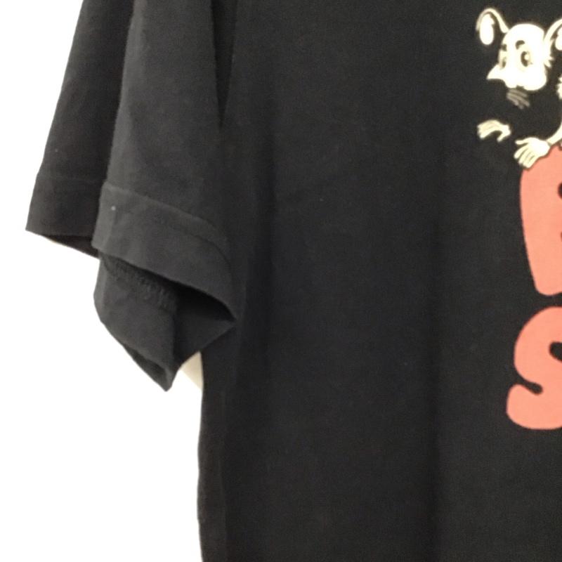 ポールスミス Paul Smith Tシャツ 半袖 半袖カットソー プリントTシャツ クルーネックカットソー L プリント 黒 / ブラック / black メンズ USED 古着 中古 10156966