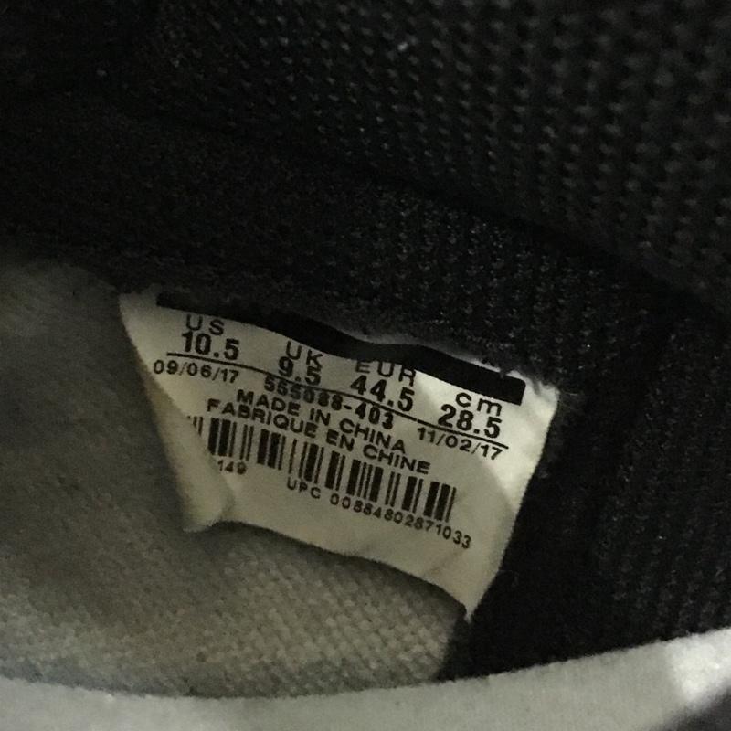 ナイキ NIKE スニーカー スニーカー 555088-403 AIR JORDAN 1 RETRO HIGH OG 28.5cm 28.5cm ロゴ、文字 白 / ホワイト / white X 黒 / ブラック / black X 青 / ブルー / blue メンズ USED 古着 中古 10156969
