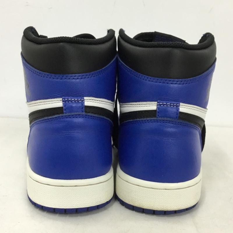 ナイキ NIKE スニーカー スニーカー 555088-403 AIR JORDAN 1 RETRO HIGH OG 28.5cm 28.5cm ロゴ、文字 白 / ホワイト / white X 黒 / ブラック / black X 青 / ブルー / blue メンズ USED 古着 中古 10156969