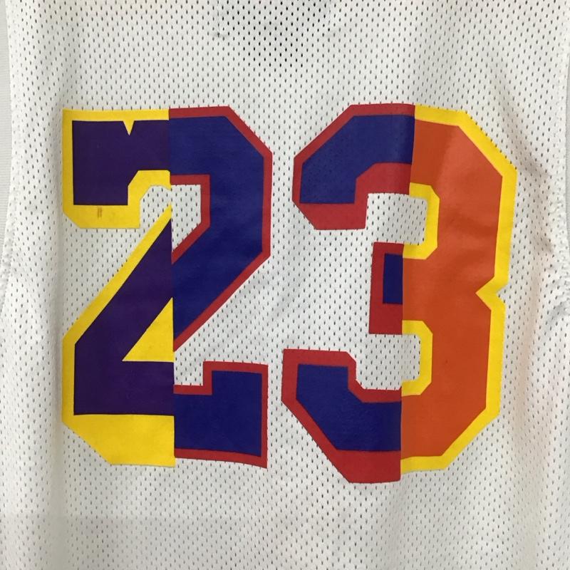 エアジョーダン AIR JORDAN タンクトップ タンクトップ タンクトップ ノースリーブカットソー クルーネック スポーツウェア L ロゴ、文字 白 / ホワイト / white メンズ USED 古着 中古 10156978