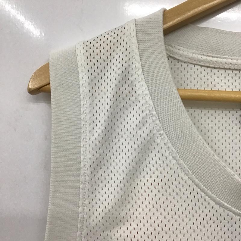 エアジョーダン AIR JORDAN タンクトップ タンクトップ タンクトップ ノースリーブカットソー クルーネック スポーツウェア L ロゴ、文字 白 / ホワイト / white メンズ USED 古着 中古 10156978