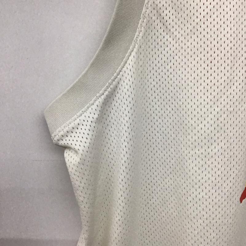 エアジョーダン AIR JORDAN タンクトップ タンクトップ タンクトップ ノースリーブカットソー クルーネック スポーツウェア L ロゴ、文字 白 / ホワイト / white メンズ USED 古着 中古 10156978
