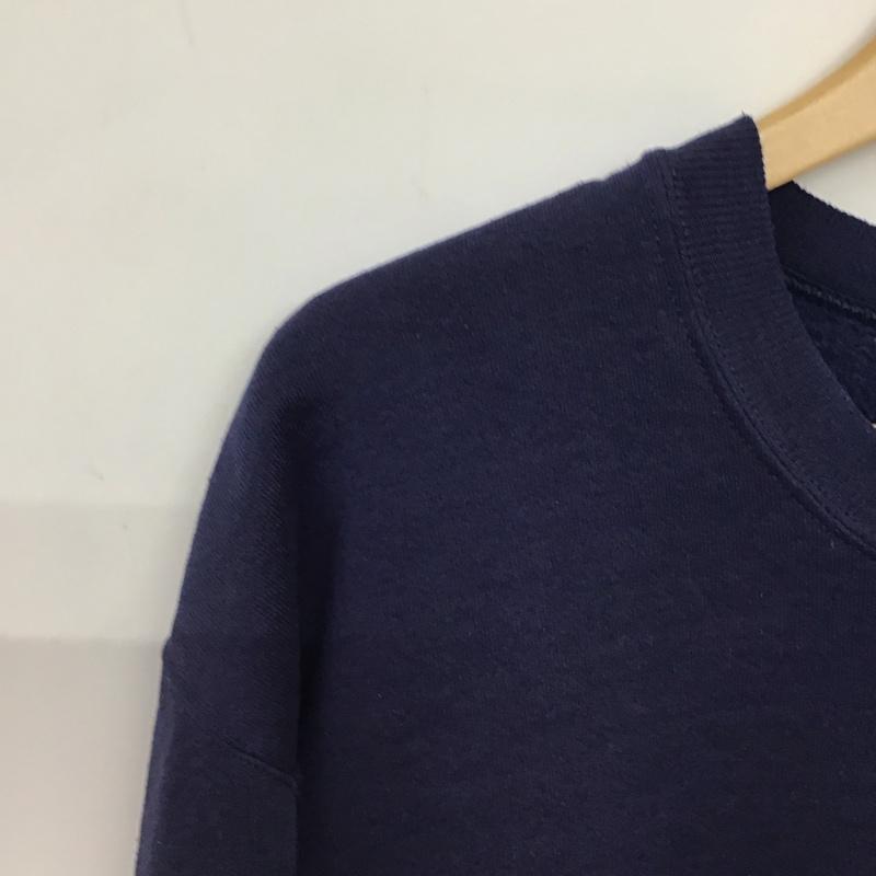 ラッセル RUSSELL トレーナー 長袖 長袖トレーナー スウェット クルーネック プルオーバー XXL 無地 紺 / ネイビー / navy メンズ USED 古着 中古 10156980
