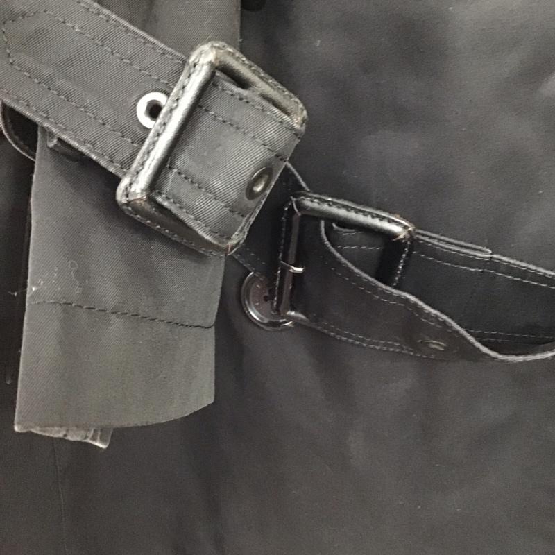 バーバリーブラックレーベル BURBERRY BLACK LABEL ジャケット、上着 ジャンパー、ブルゾン アウター ダブル コート S 無地 黒 / ブラック / black メンズ USED 古着 中古 10156981