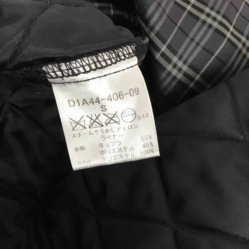 バーバリーブラックレーベル BURBERRY BLACK LABEL ジャケット、上着 ジャンパー、ブルゾン アウター ダブル コート S 無地 黒 / ブラック / black メンズ USED 古着 中古 10156981