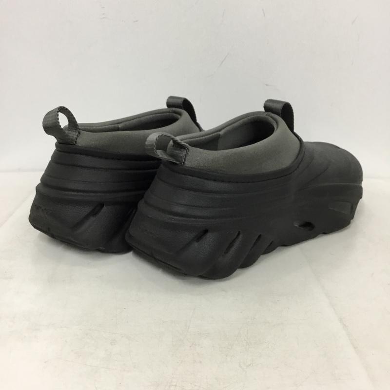 クロックス crocs スリッポン スリッポン 209414 Echo Storm M9 ロゴ、文字 ダークグレー / ダークグレー / メンズ USED 古着 中古 10156984
