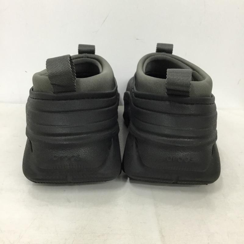 クロックス crocs スリッポン スリッポン 209414 Echo Storm M9 ロゴ、文字 ダークグレー / ダークグレー / メンズ USED 古着 中古 10156984