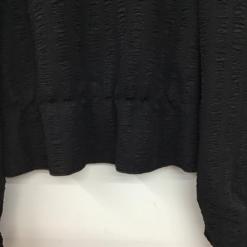 アズールバイマウジー AZUL BY MOUSSY カットソー 長袖 長袖カットソー 無地カットソー クルーネック FREE 総柄 黒 / ブラック / black レディース USED 古着 中古 10156985