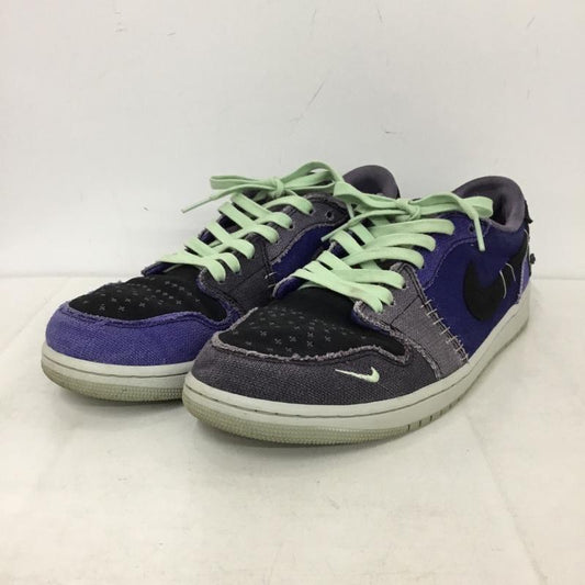 ナイキ NIKE スニーカー スニーカー IH2309-500 AIR JORDAN 1 RETRO LOW OG 28.5cm ZION WILLIAMSON 28.5cm 28.5cm ロゴ、文字 紫 / パープル / purple X 黒 / ブラック / black メンズ USED 古着 中古 10156987