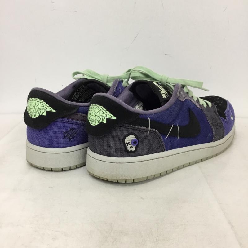 ナイキ NIKE スニーカー スニーカー IH2309-500 AIR JORDAN 1 RETRO LOW OG 28.5cm ZION WILLIAMSON 28.5cm 28.5cm ロゴ、文字 紫 / パープル / purple X 黒 / ブラック / black メンズ USED 古着 中古 10156987