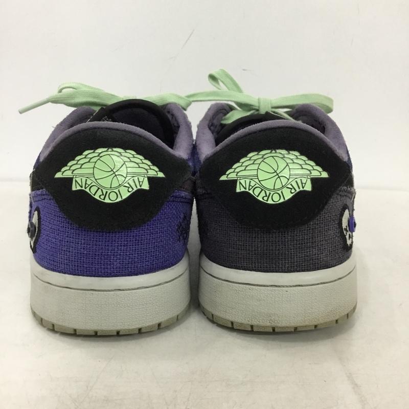 ナイキ NIKE スニーカー スニーカー IH2309-500 AIR JORDAN 1 RETRO LOW OG 28.5cm ZION WILLIAMSON 28.5cm 28.5cm ロゴ、文字 紫 / パープル / purple X 黒 / ブラック / black メンズ USED 古着 中古 10156987