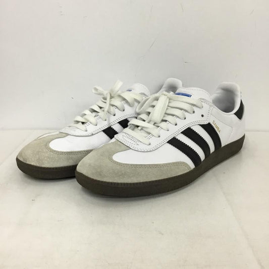 アディダス adidas スニーカー スニーカー GZ8477 SAMBA サンバ 27.5cm 27.5cm ロゴ、文字 白 / ホワイト / white X 黒 / ブラック / black メンズ USED 古着 中古 10156988