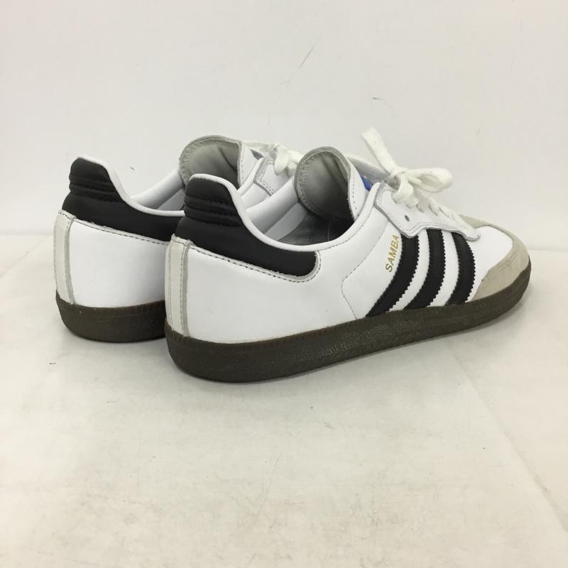 アディダス adidas スニーカー スニーカー GZ8477 SAMBA サンバ 27.5cm 27.5cm ロゴ、文字 白 / ホワイト / white X 黒 / ブラック / black メンズ USED 古着 中古 10156988