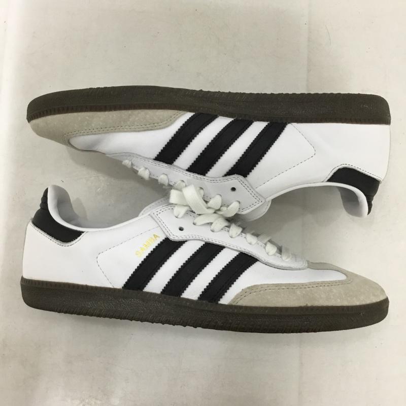 アディダス adidas スニーカー スニーカー GZ8477 SAMBA サンバ 27.5cm 27.5cm ロゴ、文字 白 / ホワイト / white X 黒 / ブラック / black メンズ USED 古着 中古 10156988