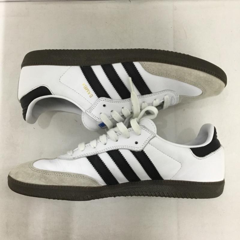 アディダス adidas スニーカー スニーカー GZ8477 SAMBA サンバ 27.5cm 27.5cm ロゴ、文字 白 / ホワイト / white X 黒 / ブラック / black メンズ USED 古着 中古 10156988