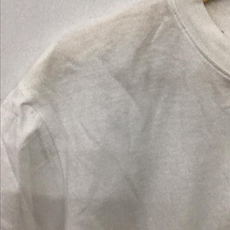 ザラ ZARA Tシャツ 半袖 半袖カットソー プリントTシャツ クルーネックカットソー M ロゴ、文字 白 / ホワイト / white レディース USED 古着 中古 10156992
