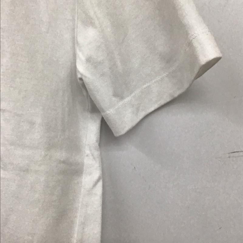 ザラ ZARA Tシャツ 半袖 半袖カットソー プリントTシャツ クルーネックカットソー M ロゴ、文字 白 / ホワイト / white レディース USED 古着 中古 10156992