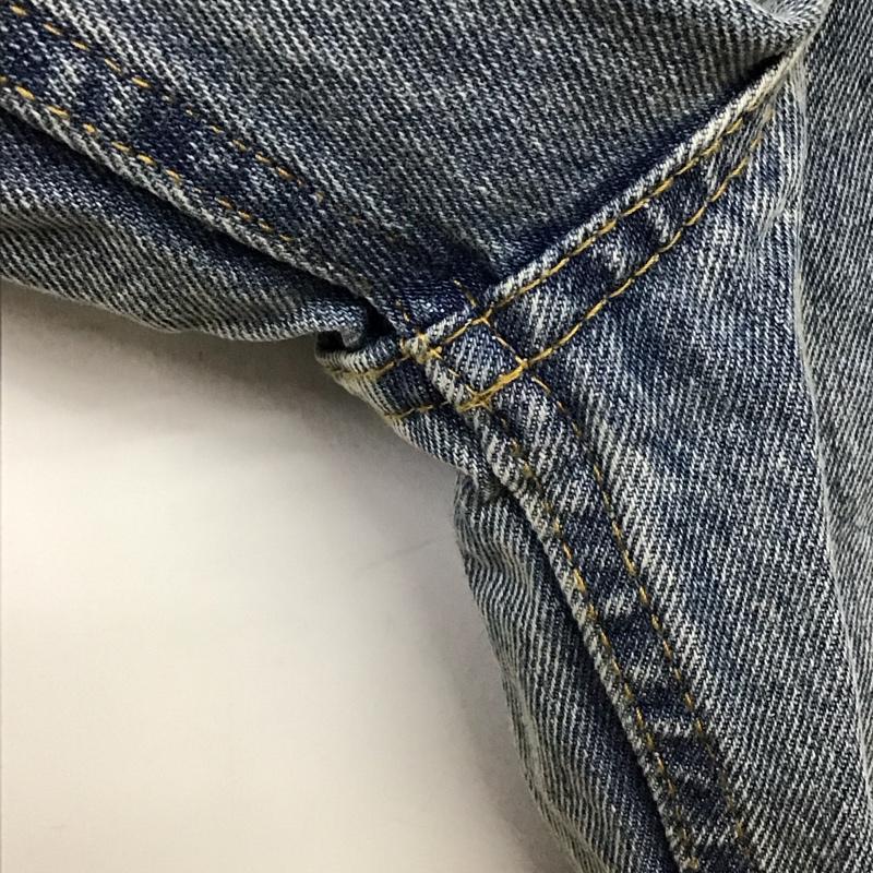 ジーナシス JEANASIS パンツ デニム、ジーンズ デニムパンツ ワイドパンツ カジュアルパンツ S ダメージ加工 インディゴ / インディゴ / Indigo レディース USED 古着 中古 10156993