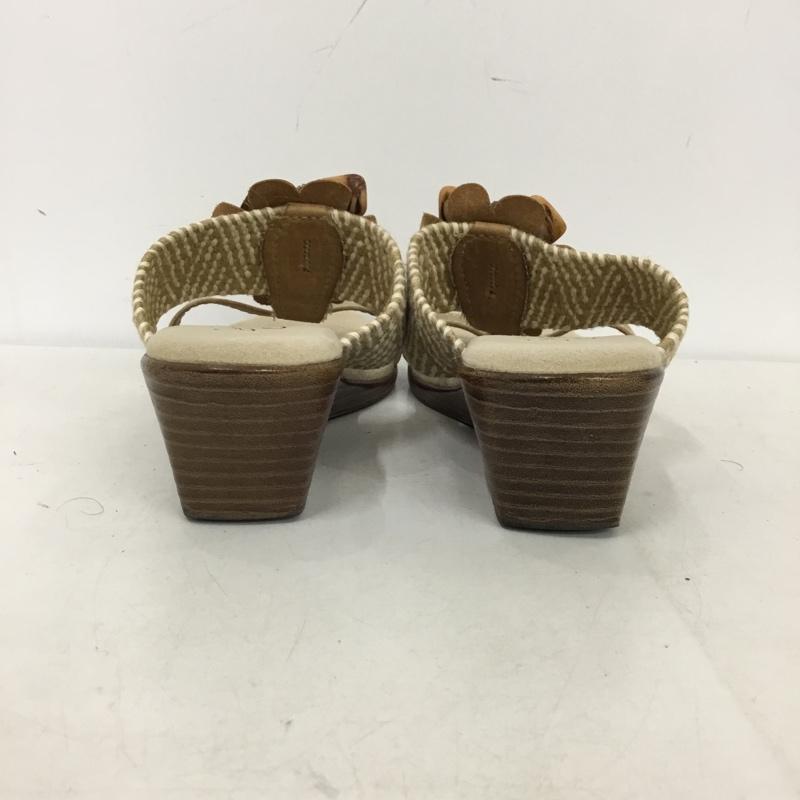 アイランドスリッパ ISLAND SLIPPER サンダル サンダル 花モチーフ  ベージュ / ベージュ / beige レディース USED 古着 中古 10156994