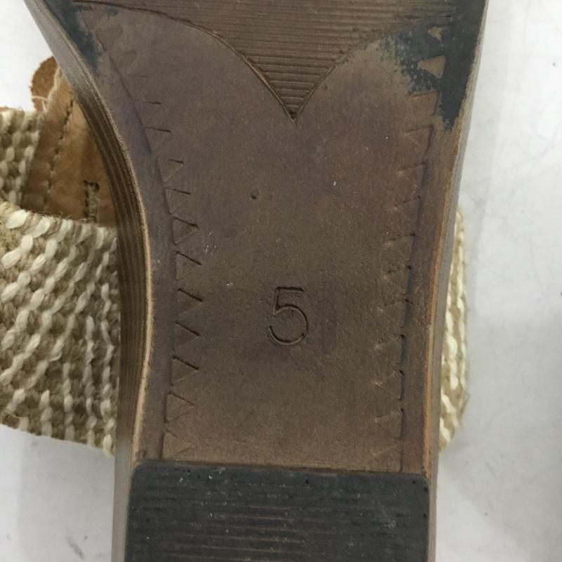 アイランドスリッパ ISLAND SLIPPER サンダル サンダル 花モチーフ  ベージュ / ベージュ / beige レディース USED 古着 中古 10156994