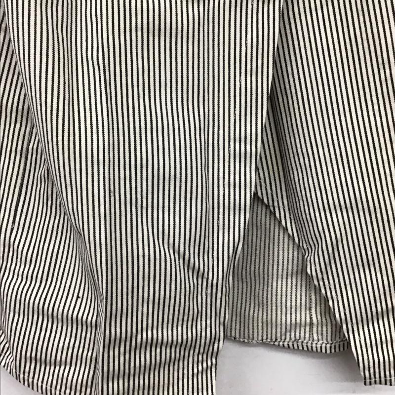 ページボーイ PAGEBOY スカート ロングスカート ロングスカート 巻きスカート FREE ストライプ アイボリー / アイボリー / X 黒 / ブラック / black レディース USED 古着 中古 10156995