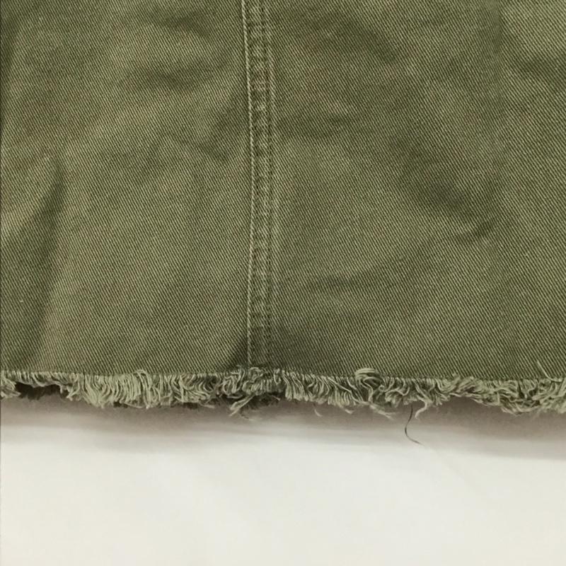 ヘザー Heather スカート ミニスカート ミニスカート タイトスカート 0 無地 カーキ / カーキ / khaki レディース USED 古着 中古 10156996