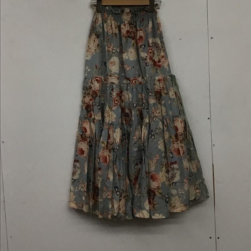 インゲボルグ INGEBORG スカート ロングスカート ロングスカート フレアスカート カジュアルスカート M プリント マルチカラー / マルチカラー / multicolor レディース USED 古着 中古 10156998