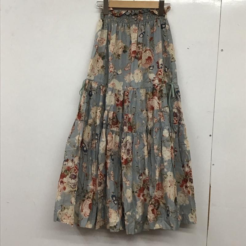 インゲボルグ INGEBORG スカート ロングスカート ロングスカート フレアスカート カジュアルスカート M プリント マルチカラー / マルチカラー / multicolor レディース USED 古着 中古 10156998