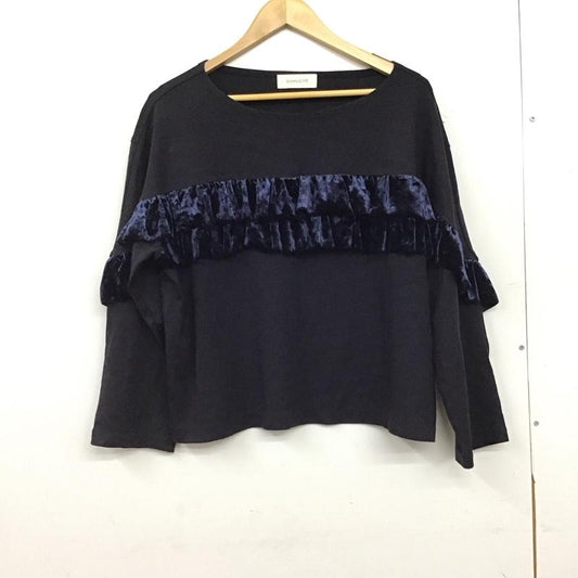 シンプリシテェ Simplicite カットソー 長袖 長袖カットソー 無地カットソー クルーネック FREE 無地 紺 / ネイビー / navy レディース USED 古着 中古 10157005