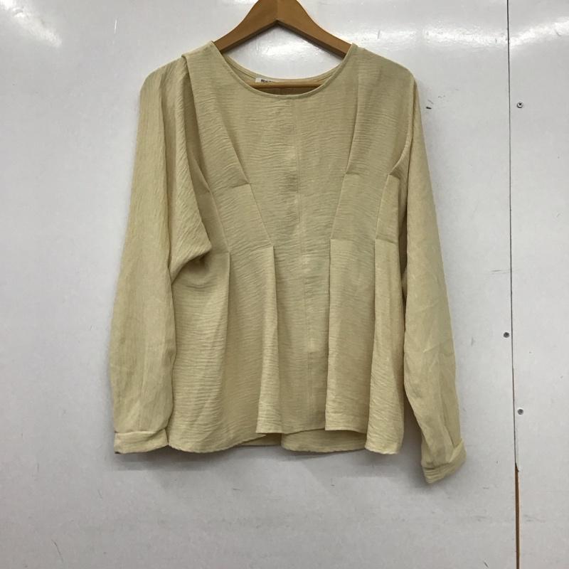 ビューティアンドユースユナイテッドアローズ BEAUTY&YOUTH UNITED ARROWS カットソー 長袖 長袖カットソー フレアシャツ 無地 ベージュ / ベージュ / beige レディース USED 古着 中古 10157007