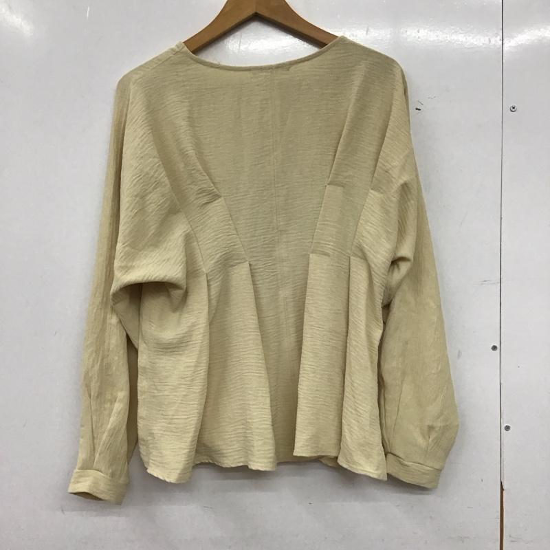 ビューティアンドユースユナイテッドアローズ BEAUTY&YOUTH UNITED ARROWS カットソー 長袖 長袖カットソー フレアシャツ 無地 ベージュ / ベージュ / beige レディース USED 古着 中古 10157007